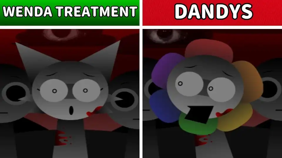 Sprunki Wenda Treatment Dandys World Style